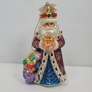 Christopher Radko King of Joy Santa Ornament